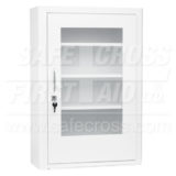 metal-cabinet-#7-w/lock-w/window-door