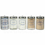 sundry-jars-glass-labelled-5-set