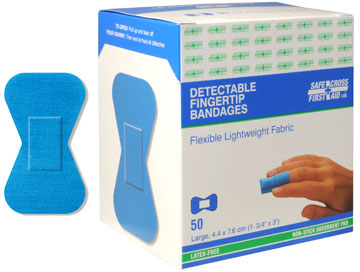 fabric-detectable-bandages-fingertip-large-4.4x7.6cm-lightweight-50s